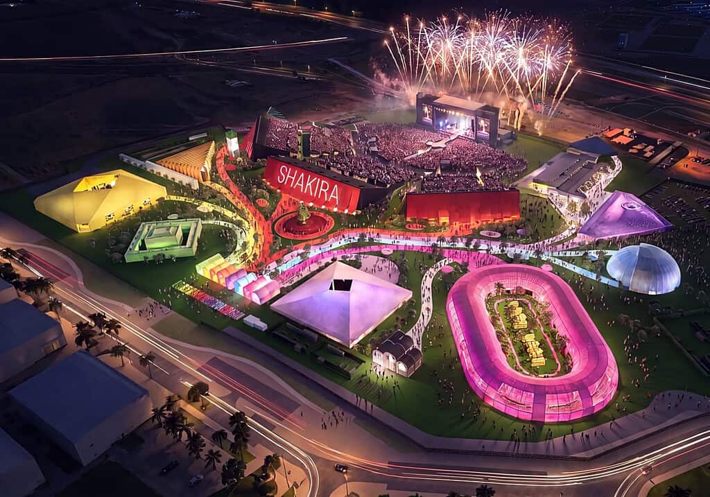 Los conciertos de Shakira en el estadio improvisado de Madrid están siendo un éxito. Los vecinos de la zona opinan lo contrario